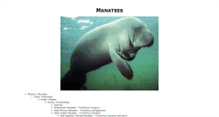 Desktop Screenshot of manatees.net